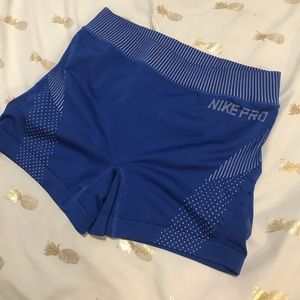 Blue Nike Pro Spandex with Air Pockets